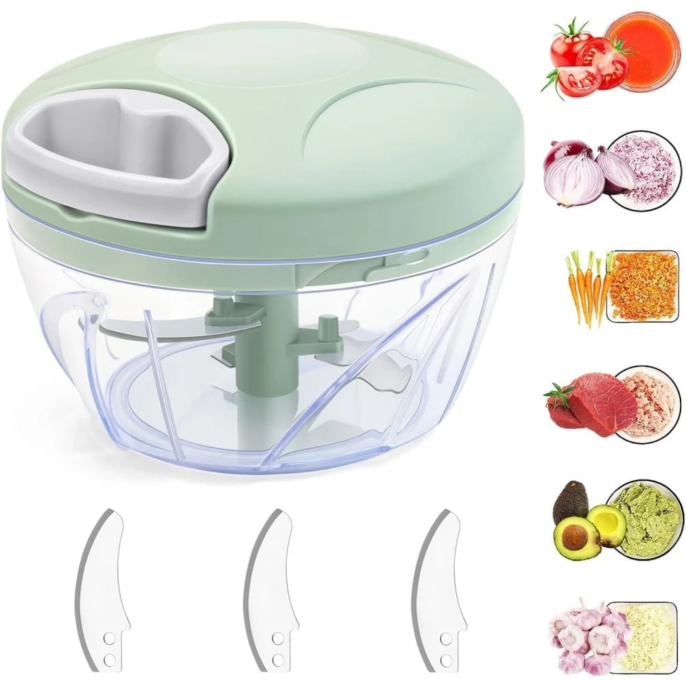 Multifunctional Hand-Pull Food Chopper