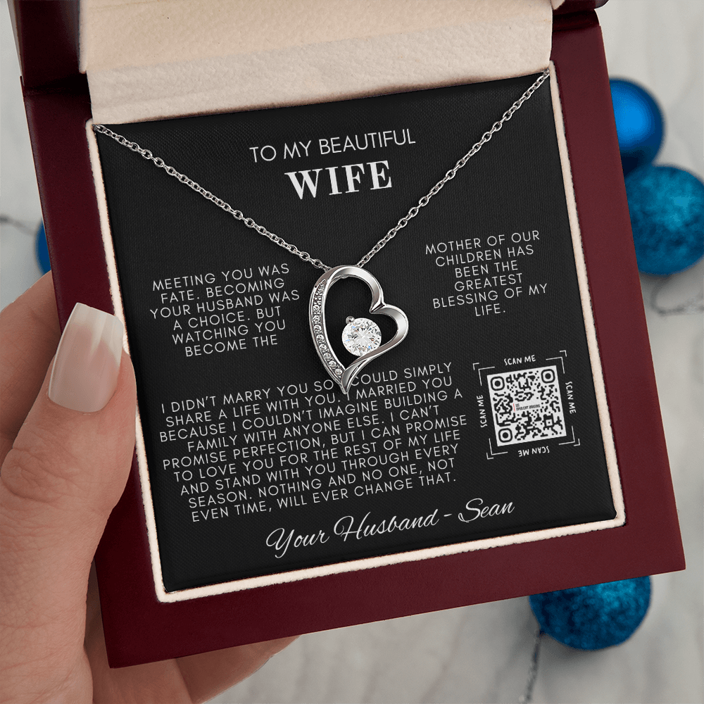 My Beautiful Wife Forever Love Necklace - TMW-NF2 🚚FREE SHIPPING🚚