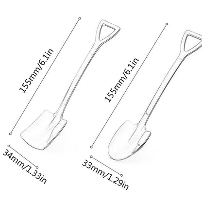 Normal Size Stainless Steel Shovel Dessert Spoon Sets