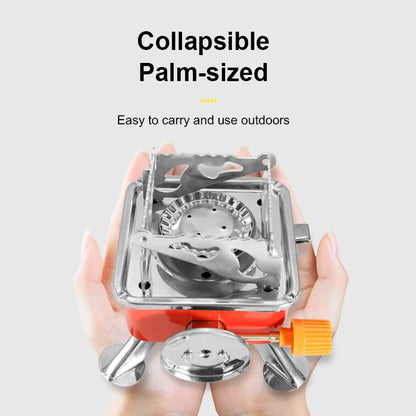 Outdoor Mini Camping Stove — Portable, Collapsible & Ready Anywhere
