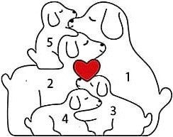 Dog Family Puzzle