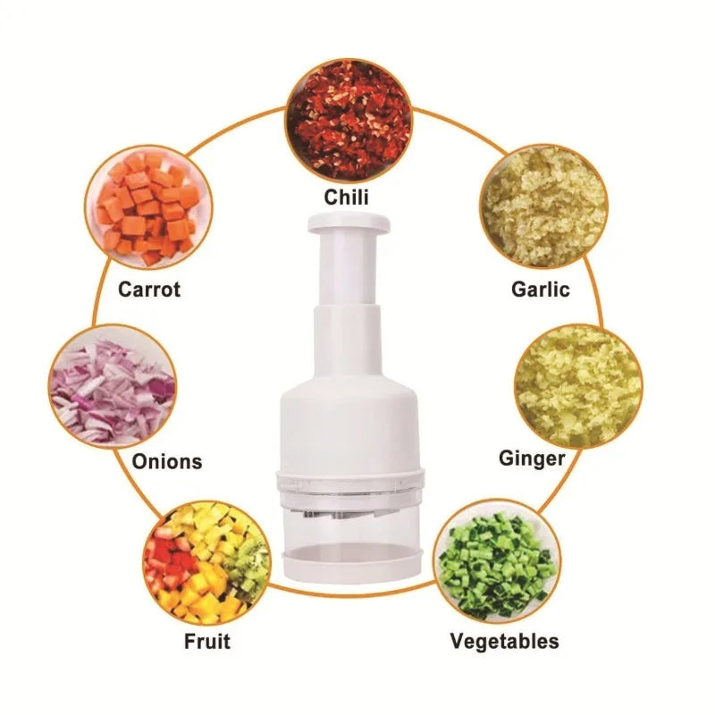 Hand Press Garlic & Vegetable Chopper