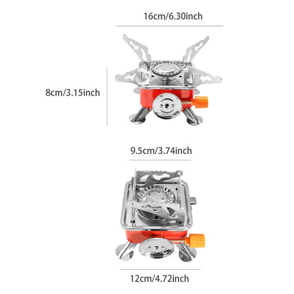 Outdoor Mini Camping Stove — Portable, Collapsible & Ready Anywhere