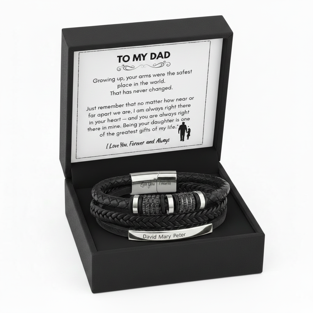 From Daughter To Dad - The Bracelet That Carries Every Name He Loves