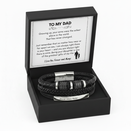 From Daughter To Dad - The Bracelet That Carries Every Name He Loves