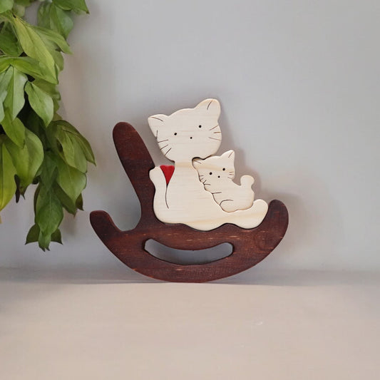 🚚FREE SHIPPING🚚 Cat wood carving