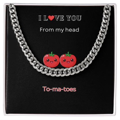 I love you - Cuban Link Chain