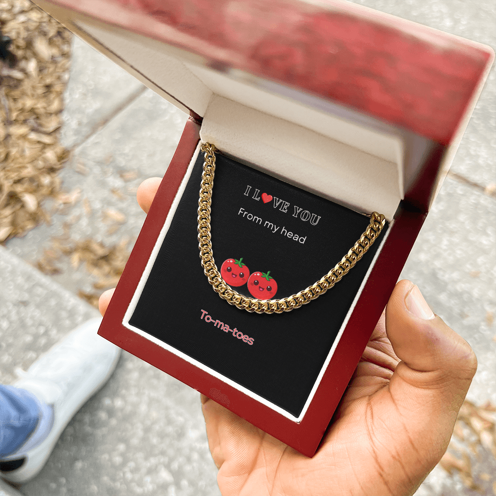 I love you - Cuban Link Chain