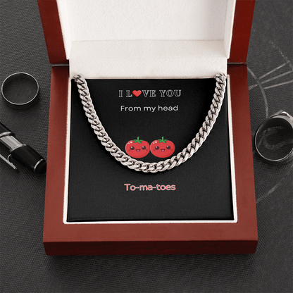 I love you - Cuban Link Chain