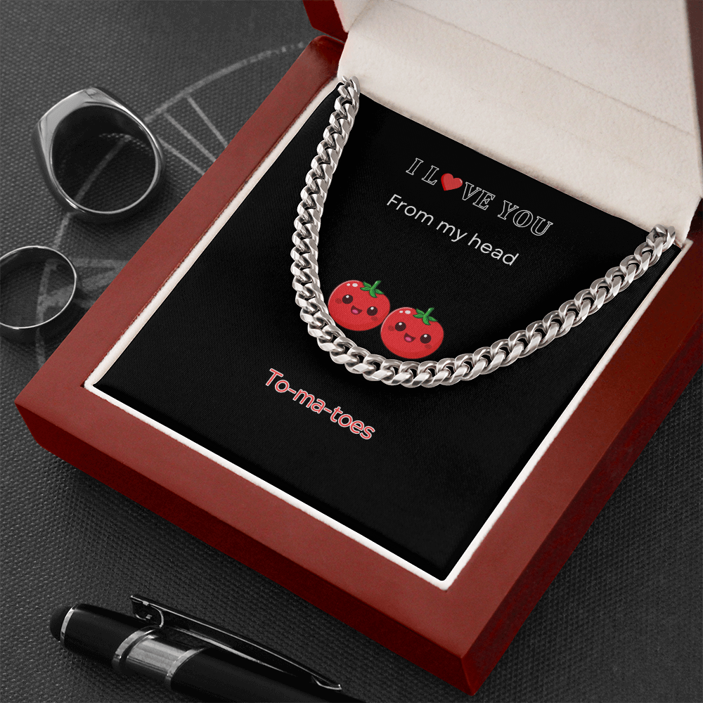 I love you - Cuban Link Chain