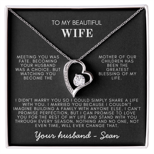 My Beautiful Wife  Forever Love Necklace - TMW-NF2