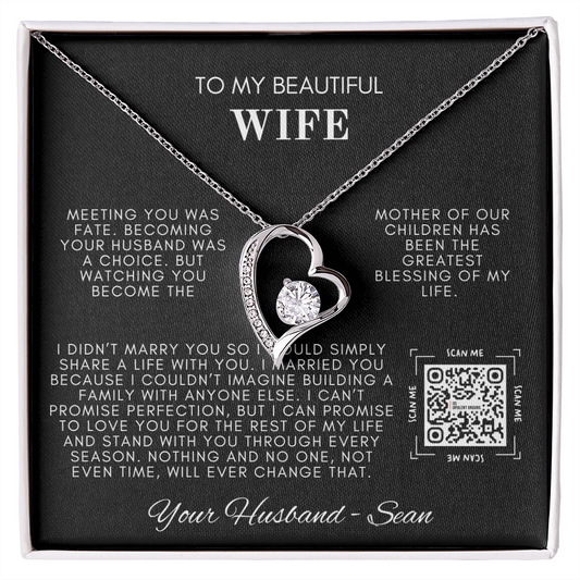 My Beautiful Wife  Forever Love Necklace - TMW-NF2 🚚FREE SHIPPING🚚